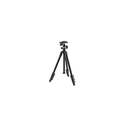 Nikon 16749 Compact Outdoor Four-Section Aluminum Alloy Expandable Tripod with Grip Handle (Black)