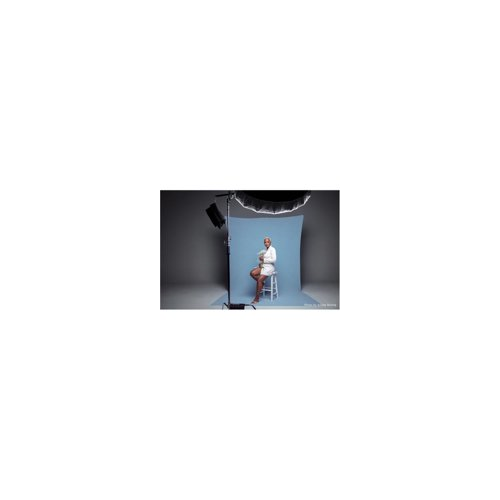 Westcott Wrinkle-Resistant, Machine-Washable Backdrop (Pastel Blue, 9 x 20 Feet)