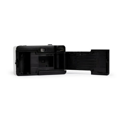 Ilford Sprite 35-II Reusable/Reloadable 35mm Analog Film Camera (Silver and Red)