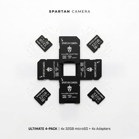 Spartan Camera 32GB Micro Memory Card with Adapter and Card Reader Bundle
