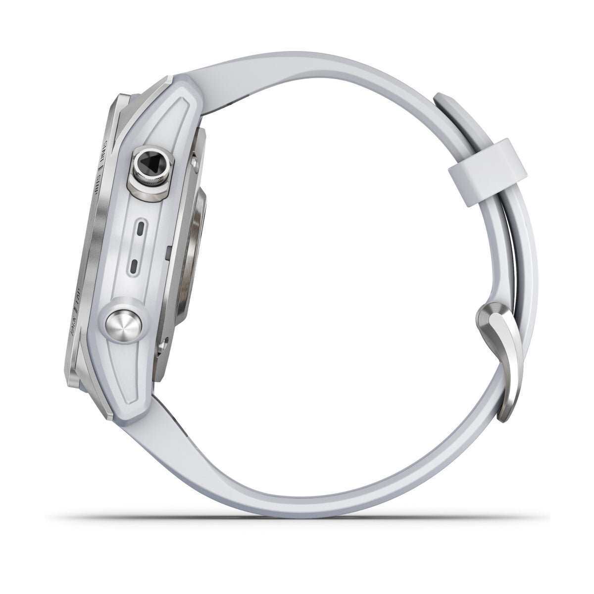 Garmin Fenix 7S Stainless Steel with Whitestone Band