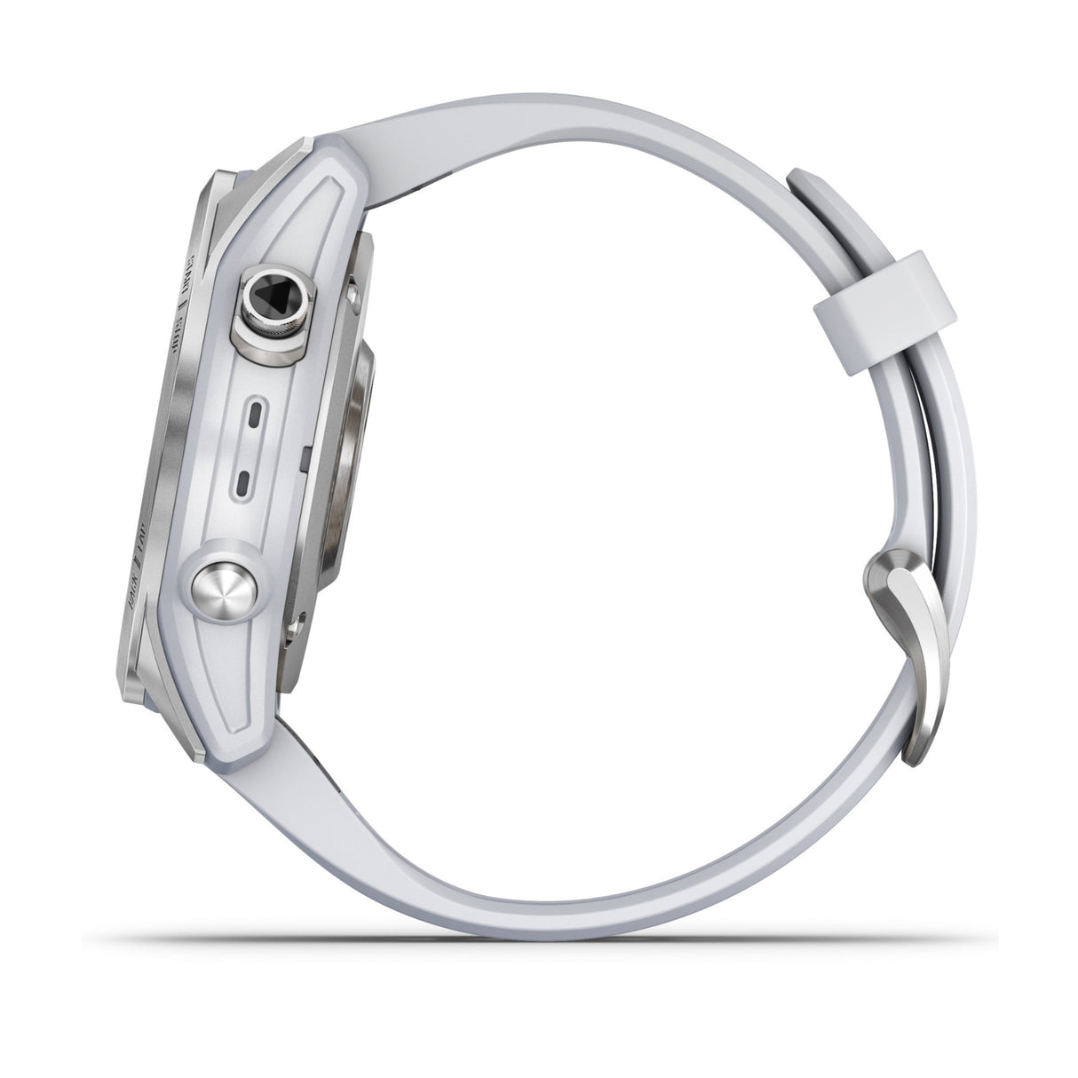 Garmin Fenix 7S Stainless Steel with Whitestone Band