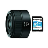 Nikon NIKKOR Z 40mm f/2 Lens with 64GB 170MB/s Read Memory Card