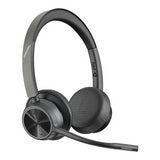 Poly Plantronics Voyager 4320 UC Wireless Headset and Charge Stand Teams