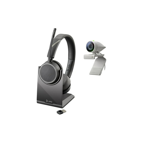 Poly Studio P5 Webcam with Voyager 4220 UC Headset Kit (Open Box)