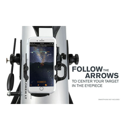 Celestron StarSense Explorer LT 114AZ Smartphone App-Enabled Newtonian Reflector Telescope