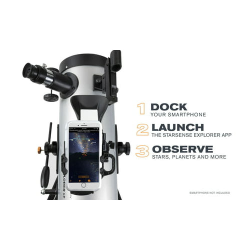 Celestron StarSense Explorer LT 114AZ Smartphone App-Enabled Newtonian Reflector Telescope