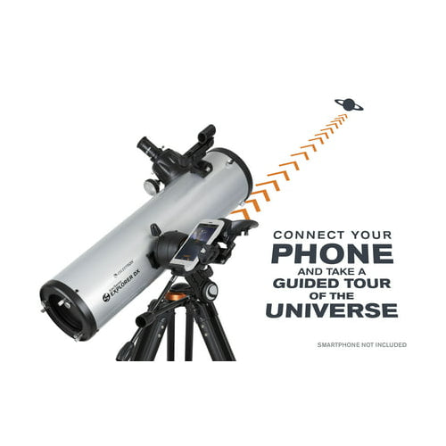 Celestron StarSense Explorer DX 130AZ Smartphone App-Enabled Newtonian Reflector Telescope