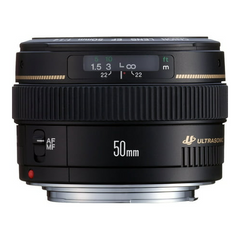 Canon EF 50mm f/1.4 USM Standard Telephoto Lens (Open Box)
