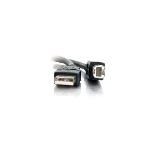 C2G USB-A to USB-B Male to Male USB 2.0 Cable (Black, 3m)