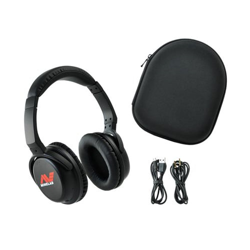 Minelab ML 80 Wireless Bluetooth Technology Headphones with USB and Aux Cable