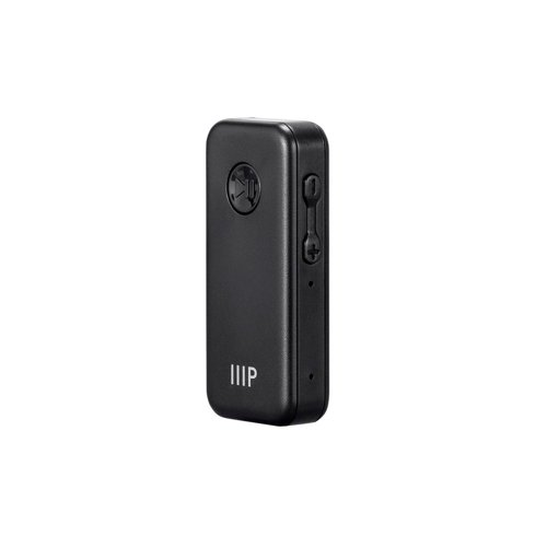 Monoprice Bluetooth 5 Receiver/Car Kit with Microphone, Audio Adapter and 3.5mm AUX Stereo Output