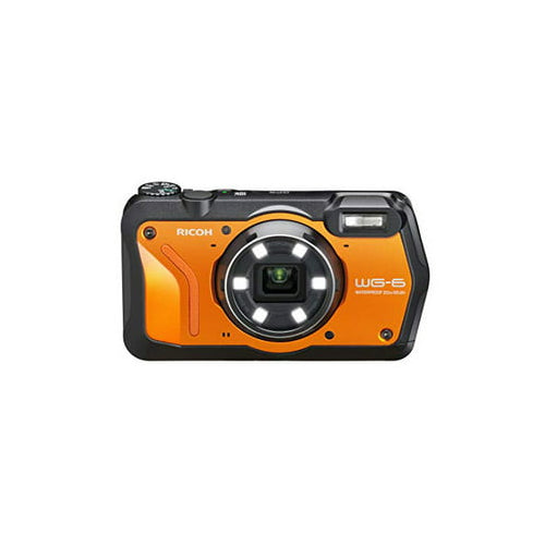 Ricoh WG-6 Digital Camera (Orange)