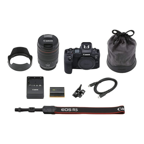Canon EOS R5 Mirrorless Digital Camera with RF 24-105mm f/4 L IS USM Lens