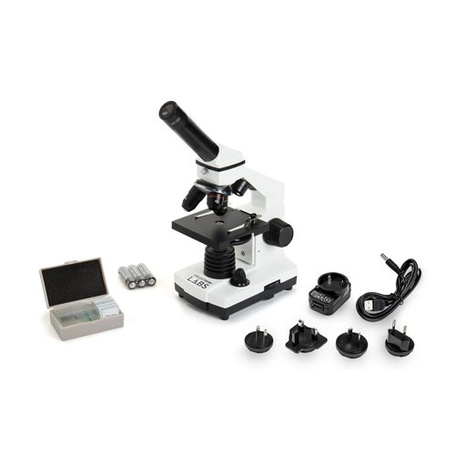 Celestron Labs CM400 Compound Microscope with Rotatable Monocular Head