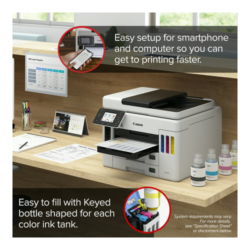 Canon Maxify GX7021 Wireless MegaTank All-In-One Color Printer
