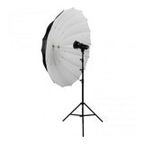 Westcott White/Black Bounce Parabolic Standard Umbrella (7')