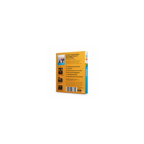 Polaroid Color Film with Color Frames for 600 Cameras
