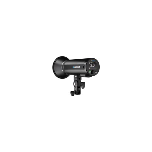 Westcott FJ200 200Ws Strobe Light with 64GB SD Card and Koah Photography Backdrop Boards