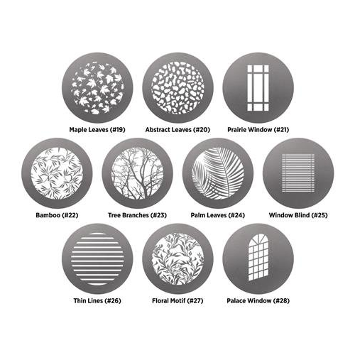 Westcott Optical Spot by Lindsay Adler Gobo Pack 2: Environmental (10-pack)