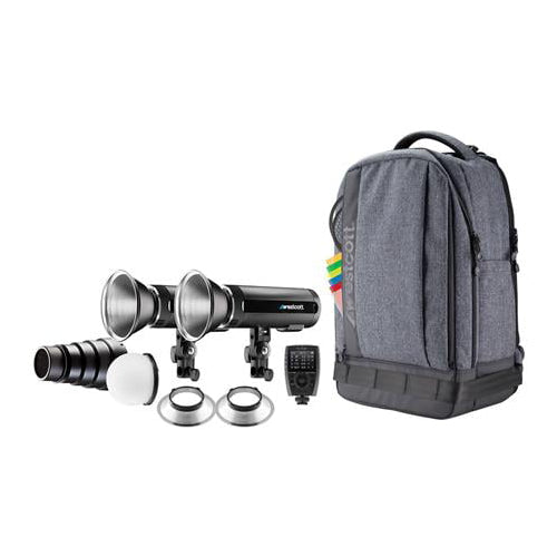 Westcott FJ200 Strobe 2-Light Backpack Kit with FJ-X3 S Wireless Trigger for Sony Cameras