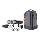 Westcott FJ200 Strobe 2-Light Backpack Kit with FJ-X3 S Wireless Trigger for Sony Cameras