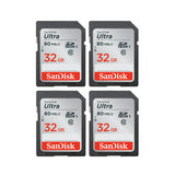 SanDisk Ultra 32GB 80MB/s SD Memory Card (4-Pack)