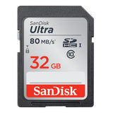 SanDisk Ultra 32GB 80MB/s SD Memory Card (4-Pack)