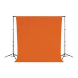 Westcott X-Drop Wrinkle-Resistant Backdrop, Perfect for Studios (Orange, 5 x 12 Feet)