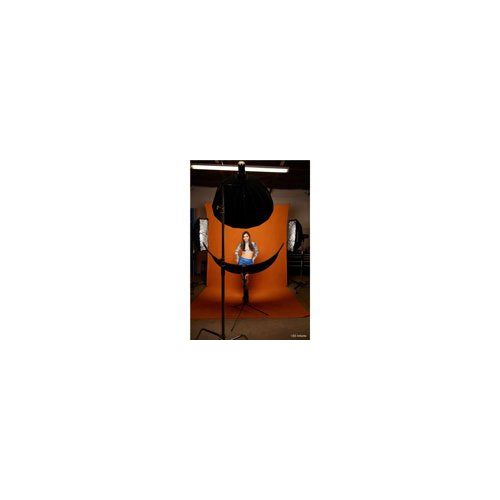 Westcott X-Drop Wrinkle-Resistant Backdrop, Perfect for Studios (Orange, 5 x 12 Feet)