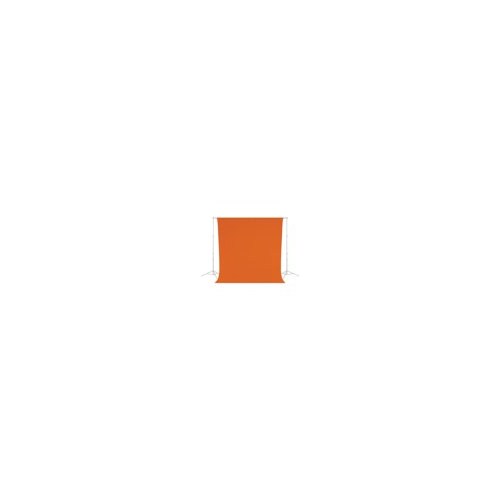 Westcott X-Drop Wrinkle-Resistant Backdrop, Perfect for Studios (Orange, 5 x 12 Feet)
