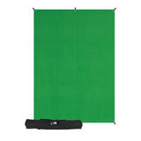 Westcott X-Drop Wrinkle-Resistant Backdrop Kit (Chroma-Key Green, 5 x 7 Feet)
