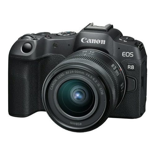 Canon EOS R8 Mirrorless Camera with RF 24-50mm f/4.5-6.3 IS STM Lens