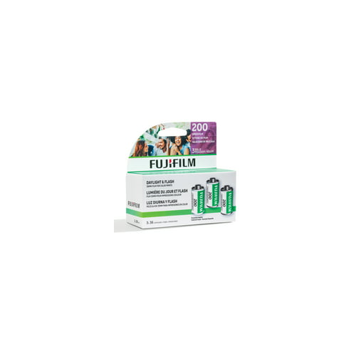 Fujifilm Fujicolor 200 Color Negative Film (35mm Roll Film, 36 Exposures, 3-Pack)