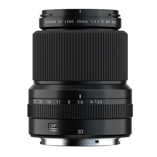 Fujifilm GF 30mm f/3.5 R WR Lens (Black)