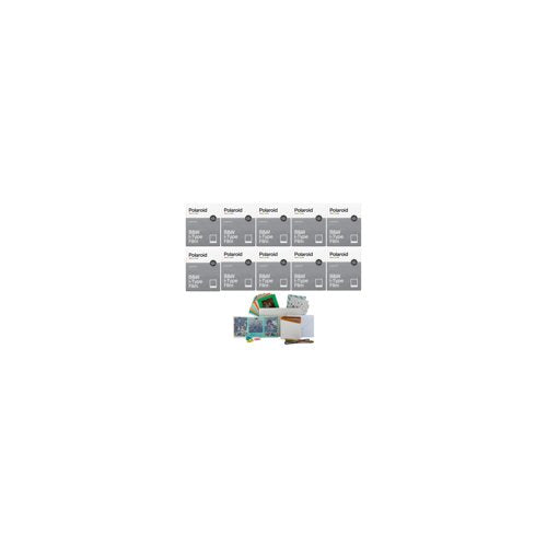 Polaroid B&W Film for i-Type Cameras (10-Pack) with PhotoBox and Keepsake Bundle