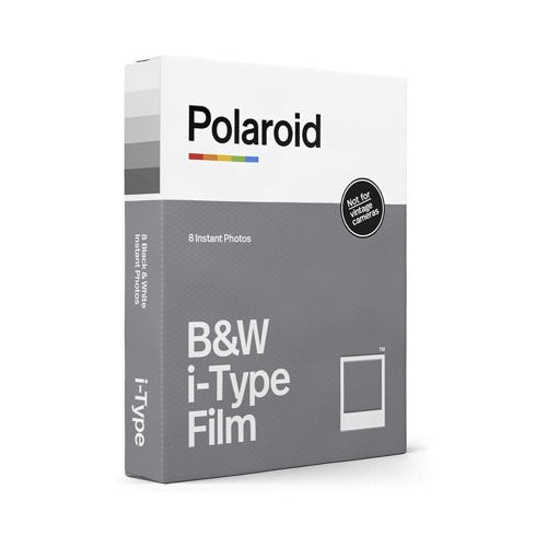Polaroid B&W Film for i-Type Cameras (10-Pack) with PhotoBox and Keepsake Bundle