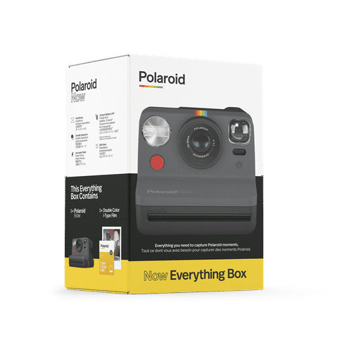 Polaroid Originals Now i-Type Instant Camera (Black) and Film Bundle