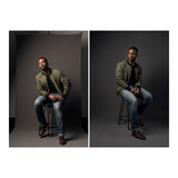 Westcott X-Drop Wrinkle-Resistant Sweep Backdrop Kit (Neutral Gray, 5 x 12 Feet)