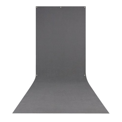 Westcott X-Drop Wrinkle-Resistant Sweep Backdrop Kit (Neutral Gray, 5 x 12 Feet)