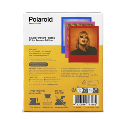 Polaroid Color Film for I-Type (Color Frames Edition, 5-Pack) and Focus Camera Film Kit Bundle