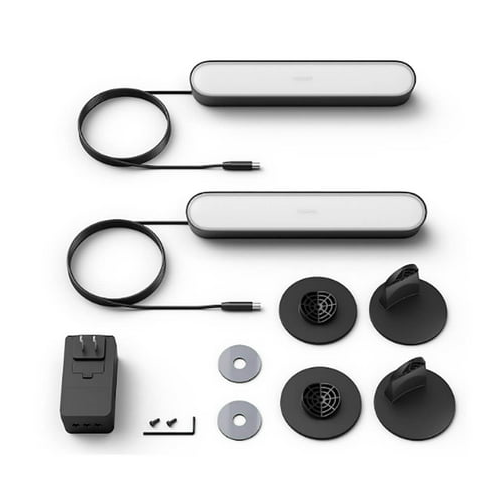 Philips Hue Play White and Color Smart Light 2-Pack Base Kit (Black)