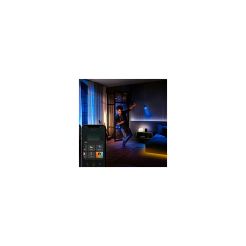 Philips Hue Play White and Color Smart Light 2-Pack Base Kit (Black)