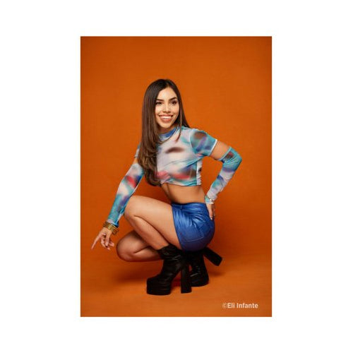 Westcott X-Drop Pro Wrinkle-Resistant, Machine-Washable Backdrop (Tiger Orange, 8 x 13 Feet)