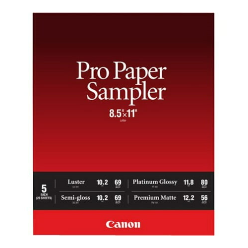 Canon Pro Paper Sampler Pack (8.5 x 11 Inch)