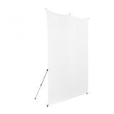 Westcott X-Drop Pro Wrinkle-Resistant Backdrop Kit High Key White (8x8) Feet