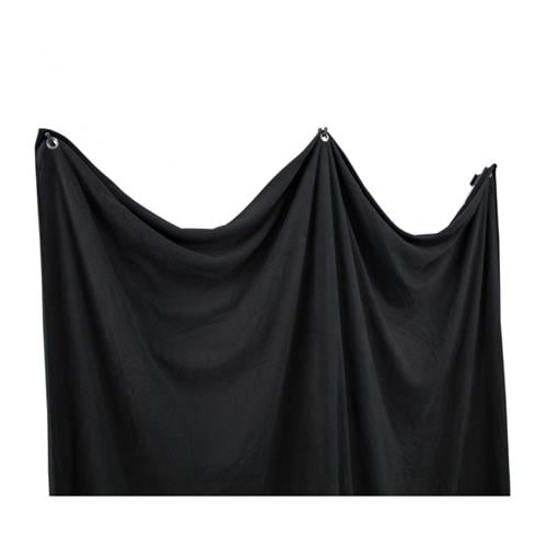 Westcott X-Drop Pro Wrinkle-Resistant Backdrop Kit Rich Black (8x8) Feet