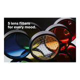 Polaroid NOW +  Instant Film Camera (Calm Blue - Grey Blue)