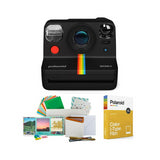 Polaroid NOW Instant Camera Generation 2 (Black) with Film Kit and Color Instant Film Bundle