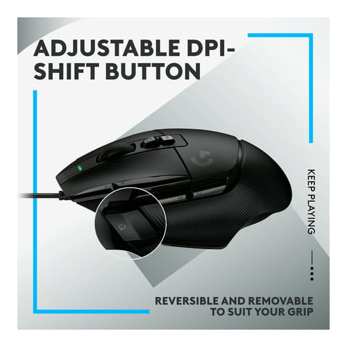 Logitech G502 X Corded Gaming Mouse (Black)